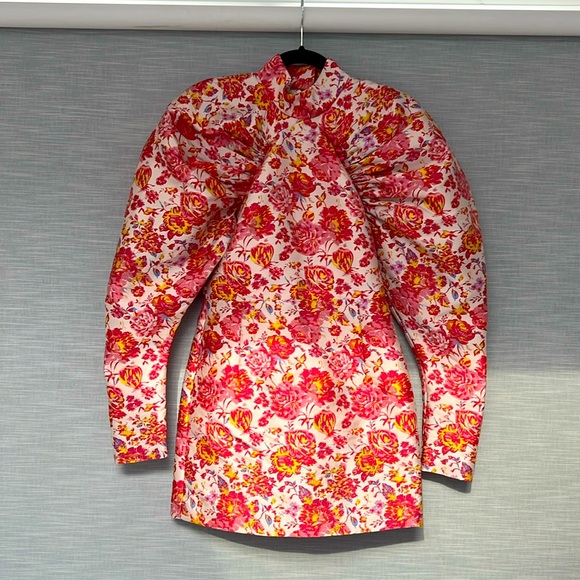 NWT Rodarte floral Asian short dress.  Size 4 - Picture 1 of 6